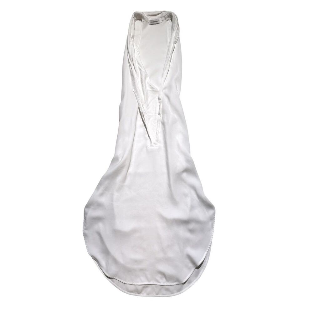 Drapped plunge dress